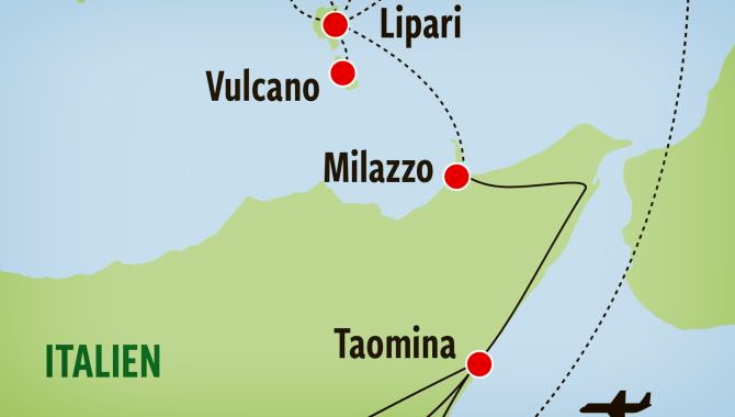 Urlaub Italien Reisen - Vulkane im Mittelmeer
