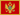Flagge Montenegro
